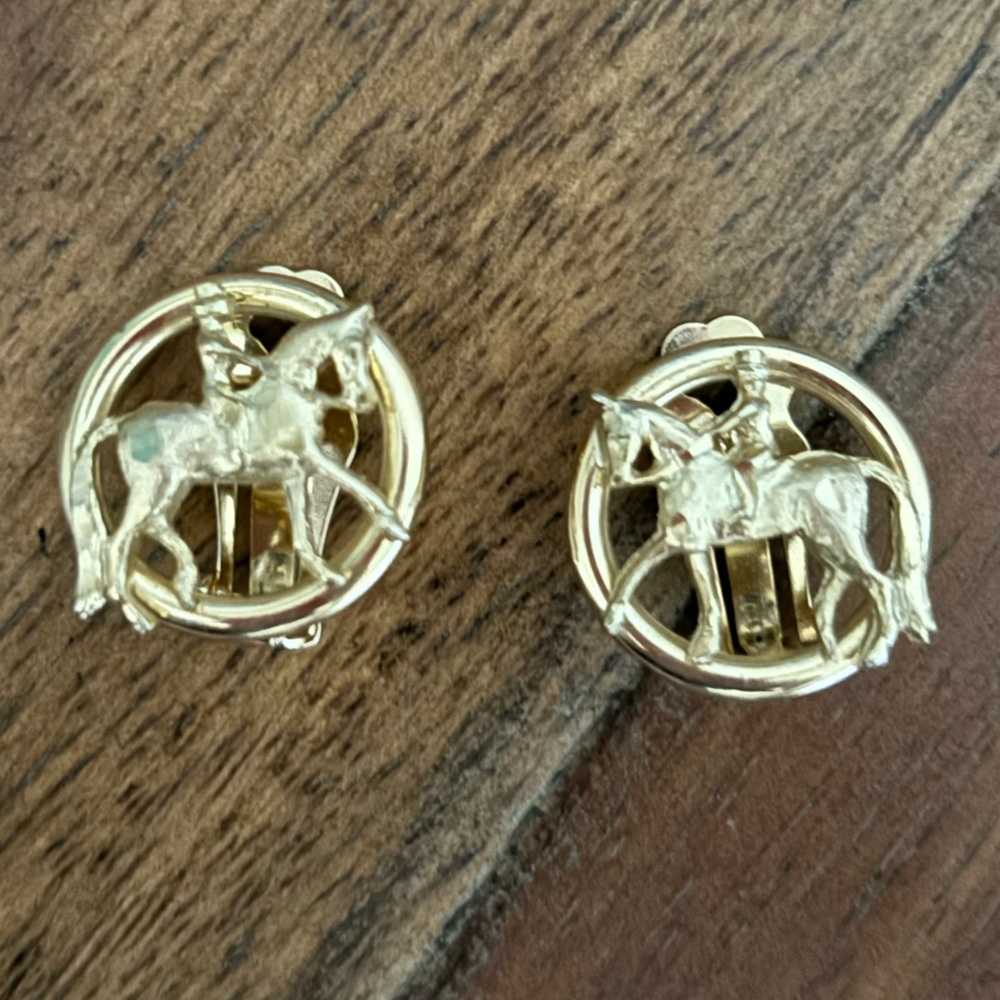 AMAZING Horse Clip on earrings
